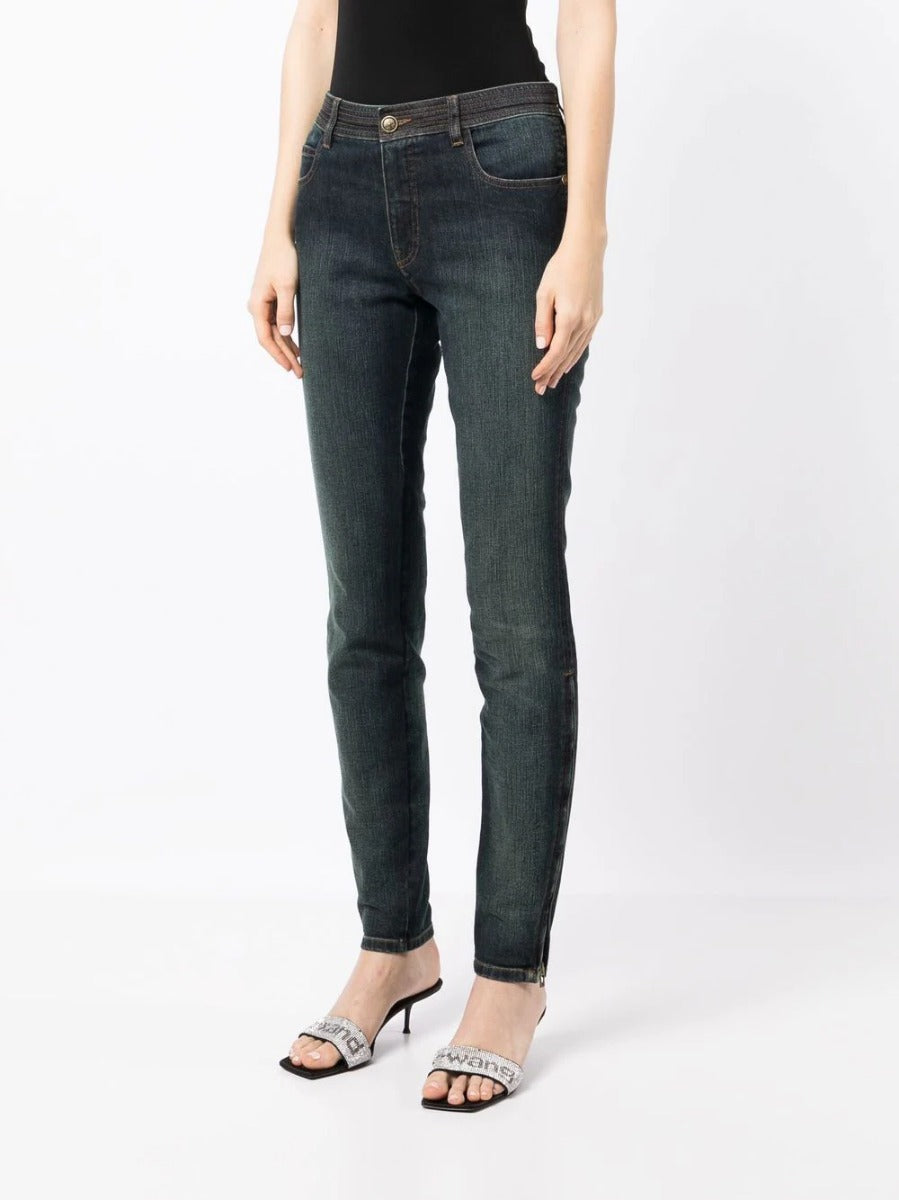 Stonewashed Skinny Jeans
