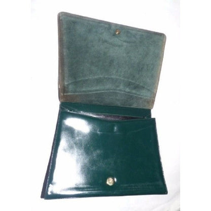 Gucci Vintage Pursesdesigner Purses Green Patent Leather Satchel