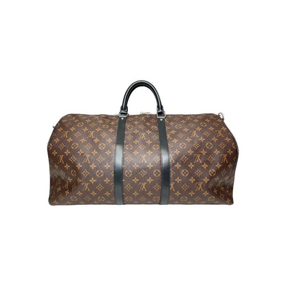 Louis Vuitton Monogram Macassar Keepall Bandoulière 55