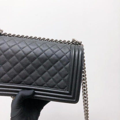 Le Boy Old Medium Caviar Black RHW