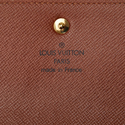 Louis Vuitton Porte Tresor Etuy Papier Tri-Fold Wallet M61202 Ladies