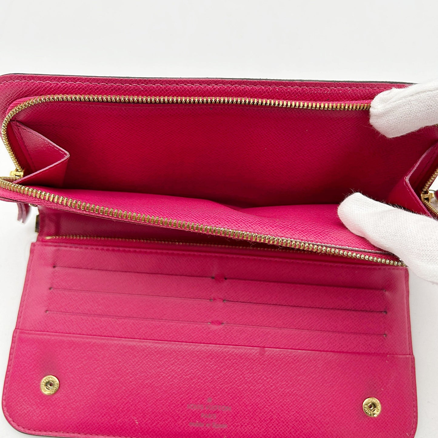 LOUIS VUITTON Monogram Leopard Insolite Wallet Rouge Fauviste lv7914cc