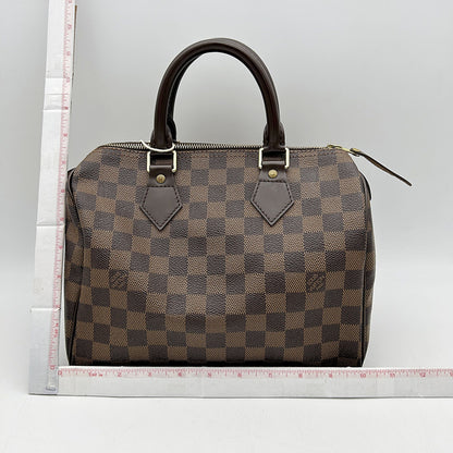 Louis Vuitton Coated Canvas Speedy 25 Vintage - Brown Handle Bags, Handbags B0503FR26D