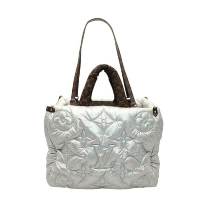 LOUIS VUITTON Silver Pillow Onthego Gm Tote Bag