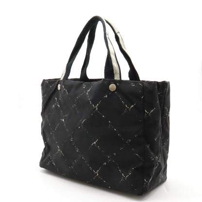 Chanel  Travel Line Tote MM Tooth Bag Shoulder Bag Shoulder Bag Nylon Black Red Red Silver Gold  Blumin