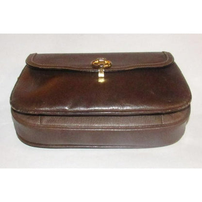 Gucci Vintage Purses Brown Soft Gg Supreme Clutch
