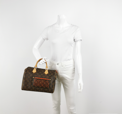 Louis Vuitton (LV) Speedy 30 bag 2008year brown 24122778999154