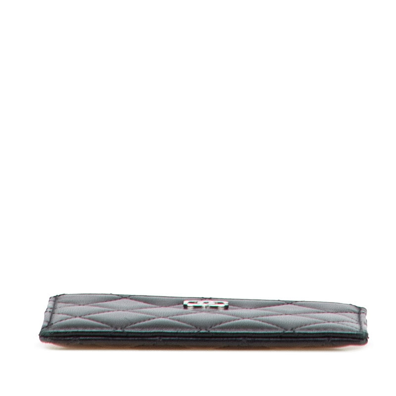 Chanel Coco Mark Matelasse Lambskin Coin Card Case
