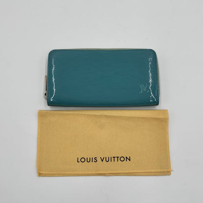 Zippy leather wallet Louis Vuitton Blue in Leather AF998O