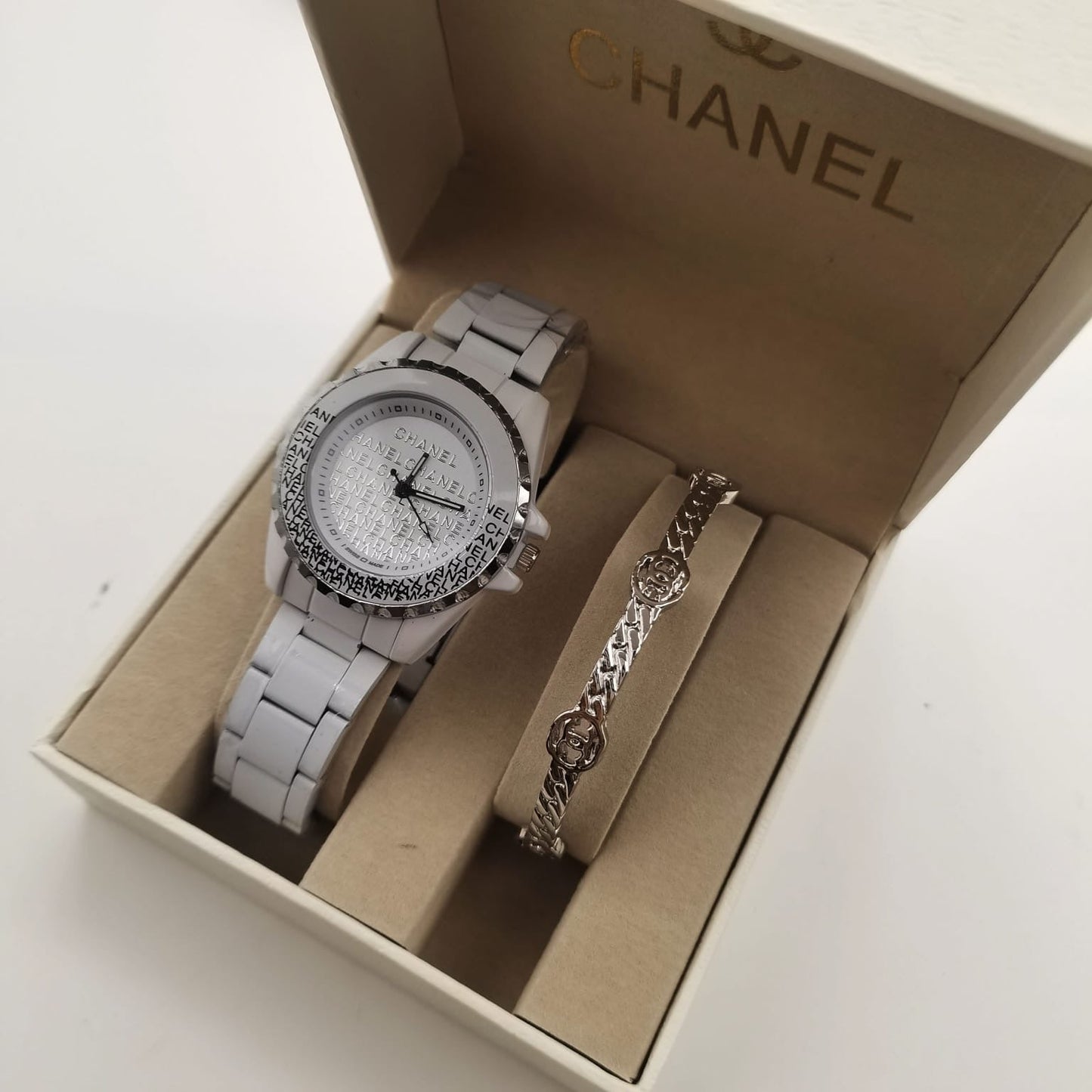 Chanel Watch and Bangle Set