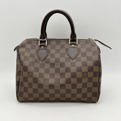 Louis Vuitton Coated Canvas Speedy 25 Vintage - Brown Handle Bags, Handbags B0503FR26D