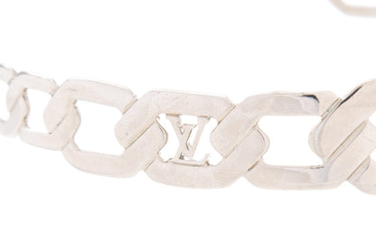 Louis Vuitton Silver Metal Chain Link Headband