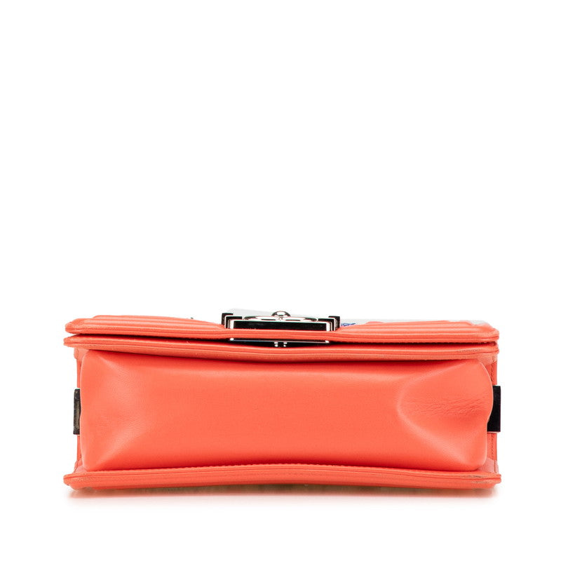 Chanel Boy Chanel Tweed Leather Shoulder Bag