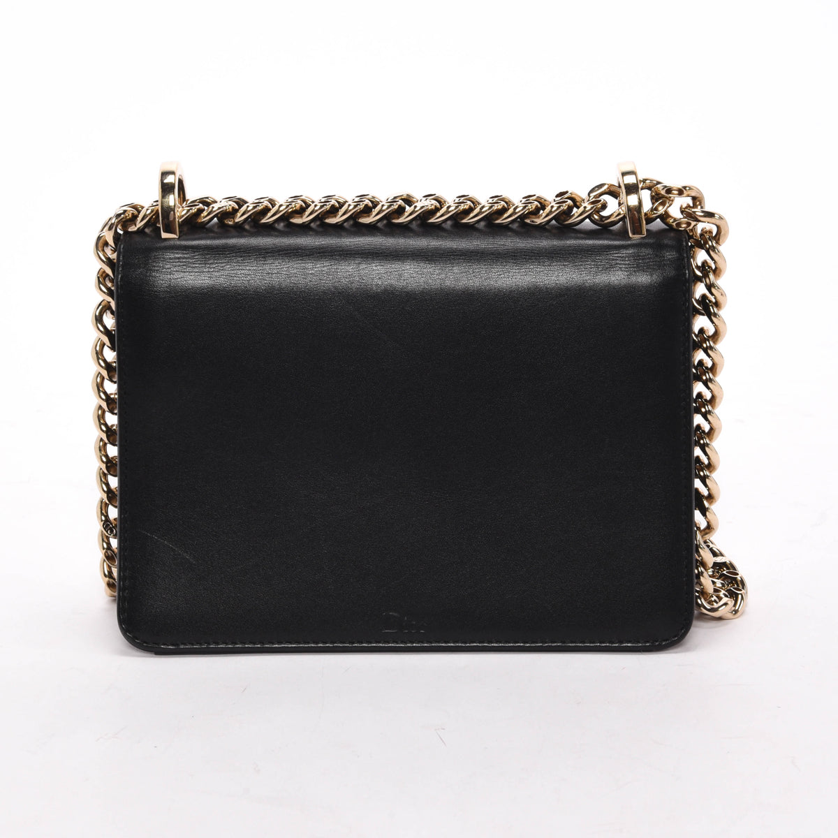 Dior Black Calfskin & Stingray Diorama Club Bag