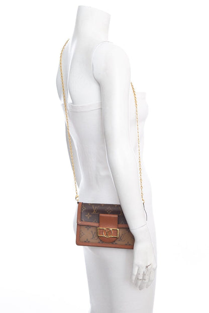 Louis Vuitton Monogram Dauphine Chain Wallet Cross-Body