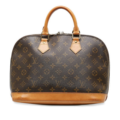 Louis Vuitton Monogram Alma Handbag M53151 Brown PVC Leather  Louis Vuitton