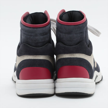 Chanel Coco Leather High-Cut Sneaker 37 1/2  Multicolor G34053