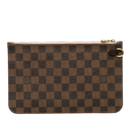 Louis Vuitton Damier Neverfull MM Pouch Rose Ballerine N41603