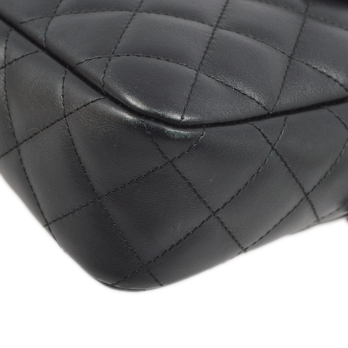 Chanel Black Calfskin Cambon Ligne Camera Bag Large