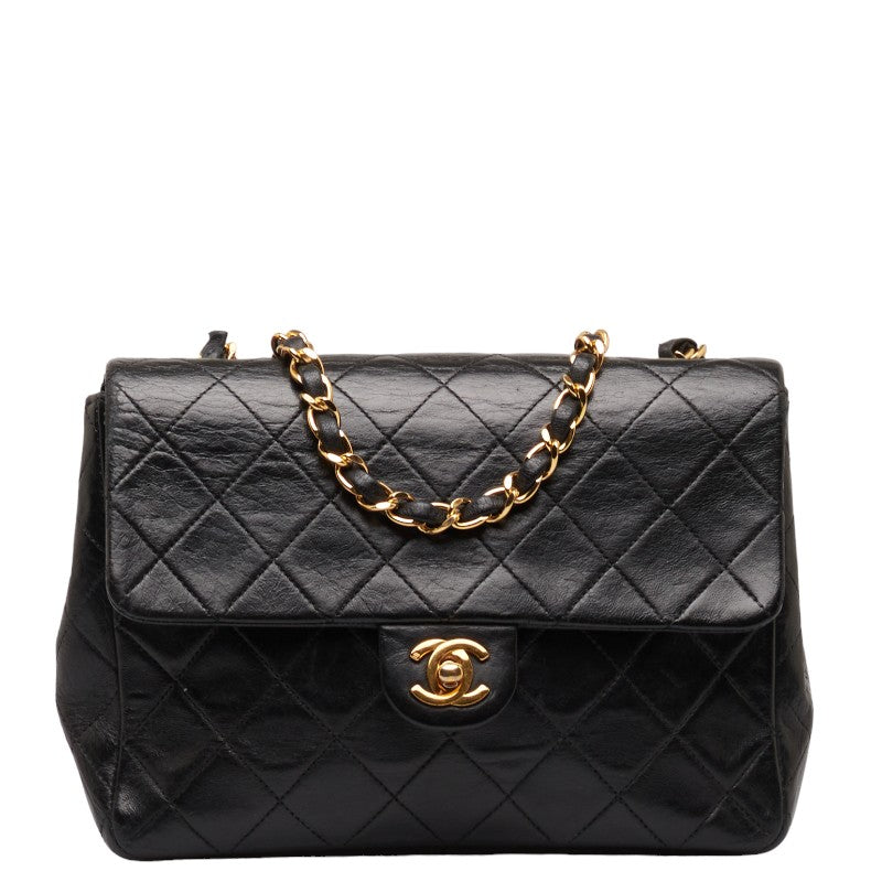 Chanel Matrasse Coco  Chain Shoulder Bag Black  S  Chanel