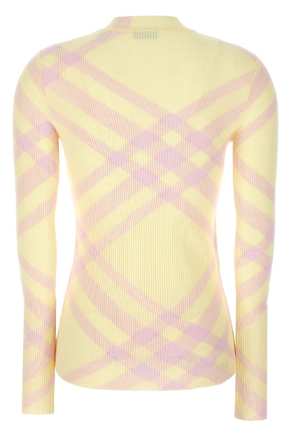 Burberry Women Check Sweater