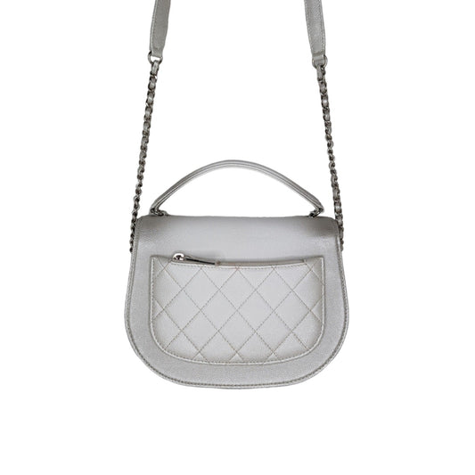 Chanel bag Calfskin Quilted Small Coco Curve Messenger Flap
