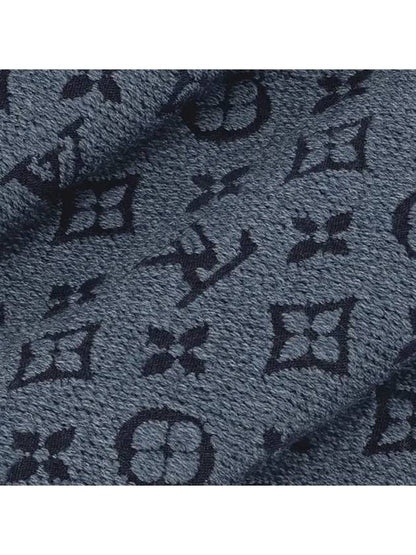 Louis Vuitton Monogram Classic Scarf Navy Blue M78525