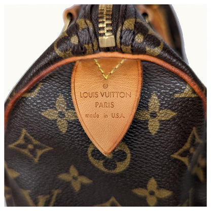 Louis Vuitton Vintage Monogram Canvas Speedy 25 Bag