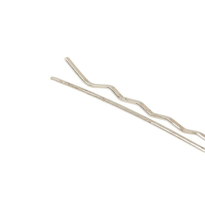 Chanel Cocomark Flowers Hairpin Silver Pink Metal Lady Chanel