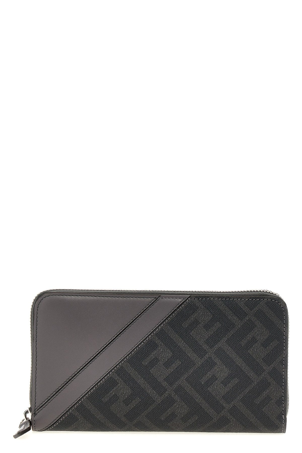 Fendi Men 'Zip Around Fendi Diagonal' Wallet