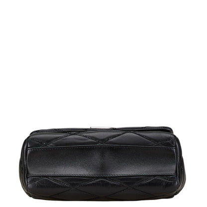Louis Vuitton Malletage  Noir Leather Shoulder Bag