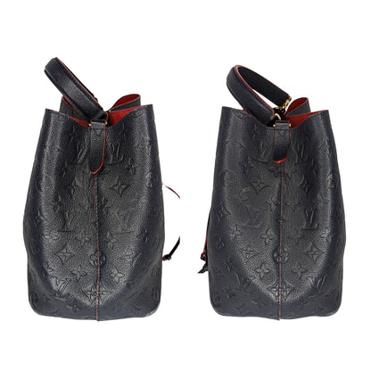 Louis Vuitton Navy Monogram Empreinte NéoNoé MM Bucket Bag