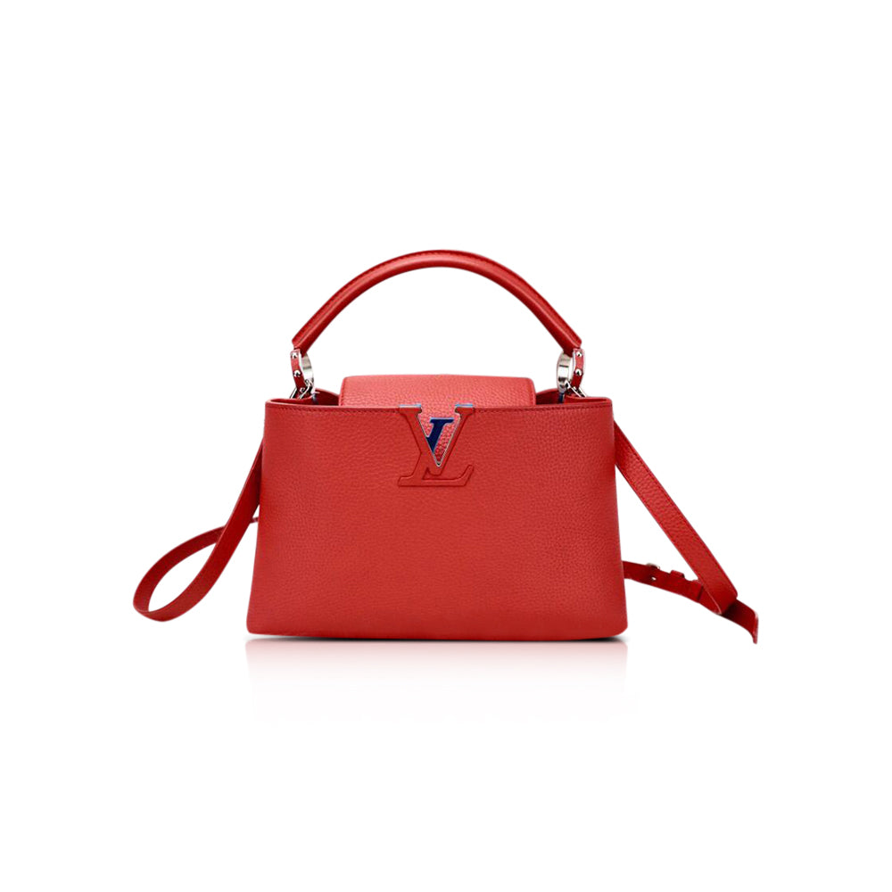 Louis-Vuitton Capucines BB Red Bag