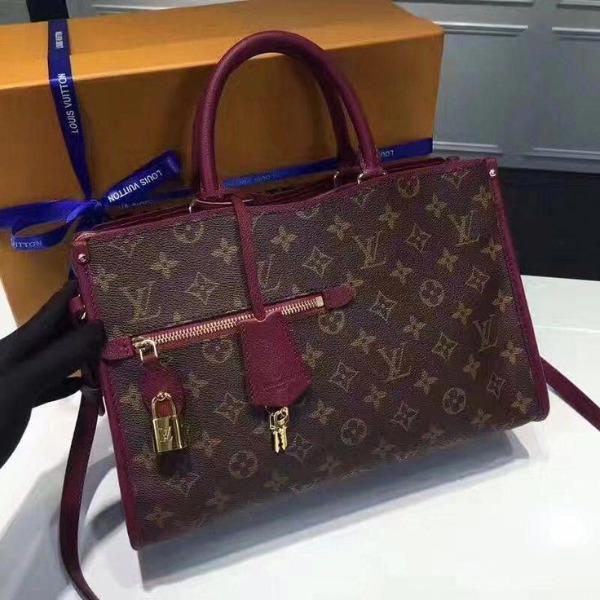 Louis Vuitton Popincourt PM Monogram Raisin