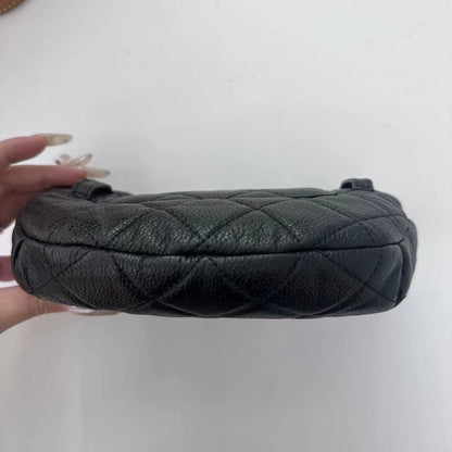 Chanel Belt Bag Black Caviar Leather Quilted x cm