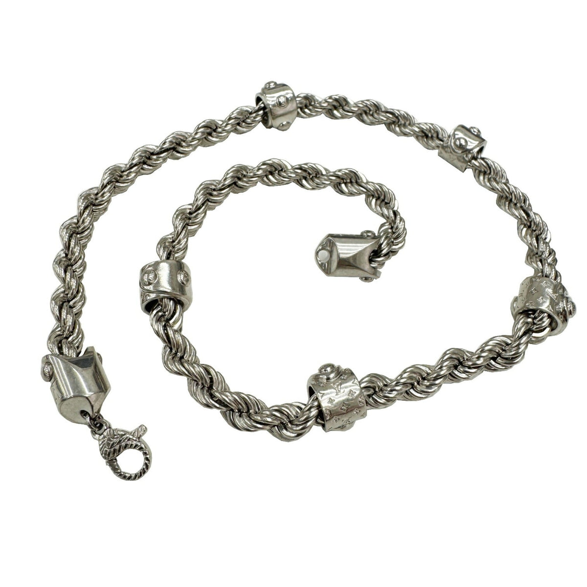 Louis Vuitton Monogram Monogram  Monogram Stainless Steel Necklace