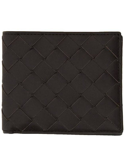 Luxury Bottega Veneta Intrecciato Bifold Half Wallet Fondant