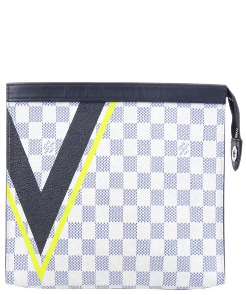 LV Pochette Voyage MM Damier Azur Canvas