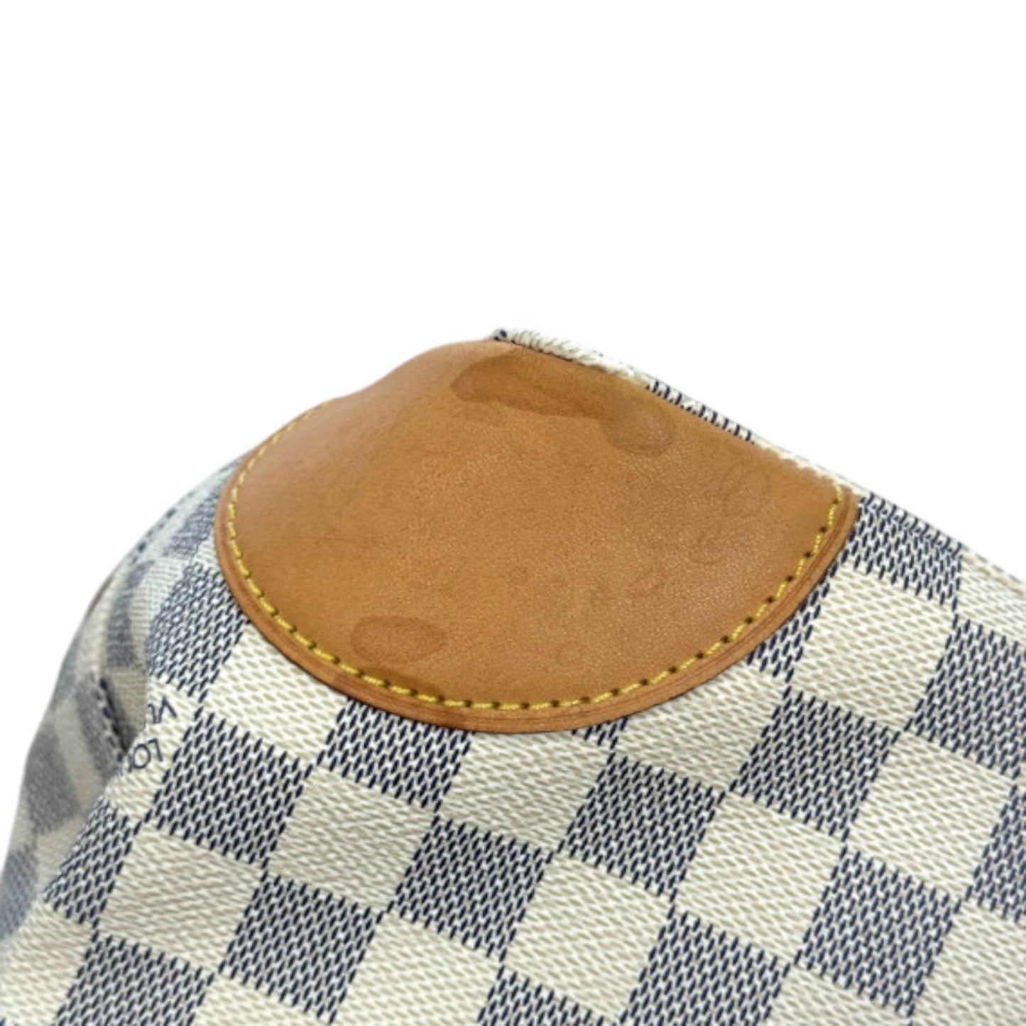 Louis-Vuitton Hampstead PM Damier Azur White GHW