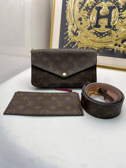 Louis Vuitton Monogram Pochette Félicie Bag 2017y 110269