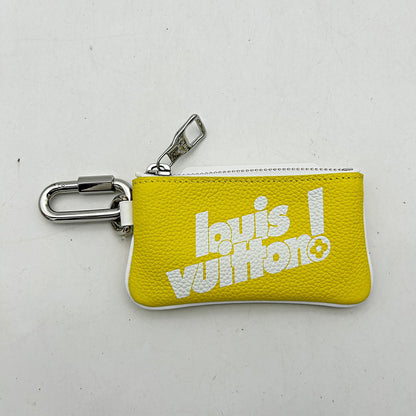 Louis Vuitton Pochette Clés Yellow Leather Wallet lv8838cc