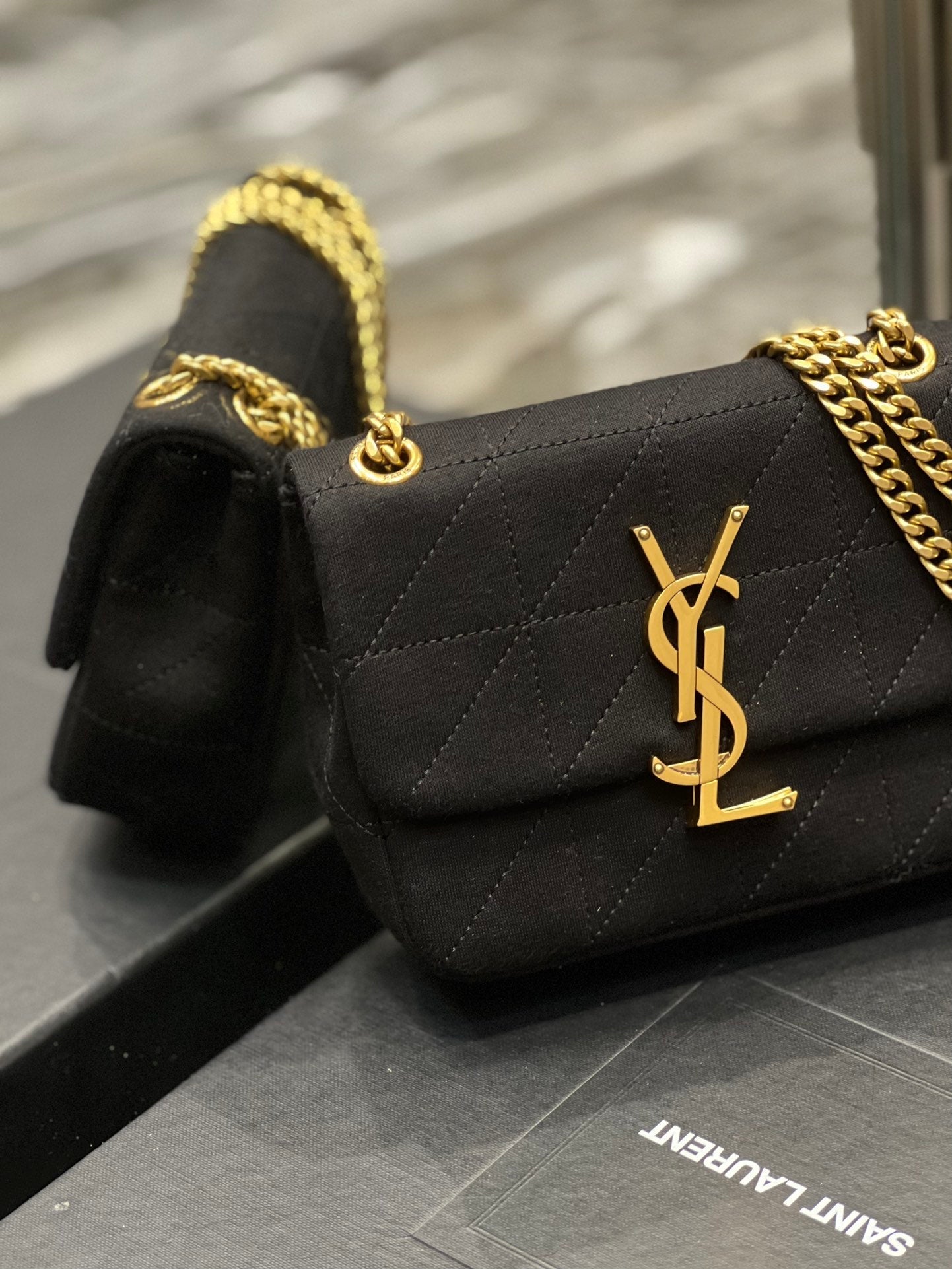 Yves Saint Laurent Jamie Mini Chain Bag Black