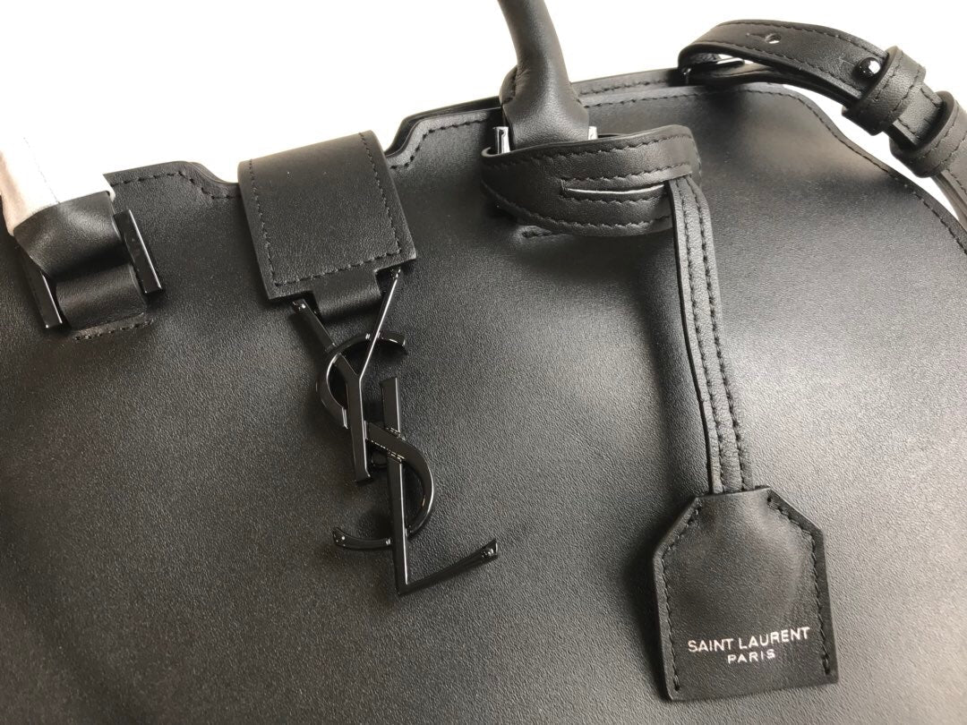 Yves Saint Laurent Monogram Cabas Small Black