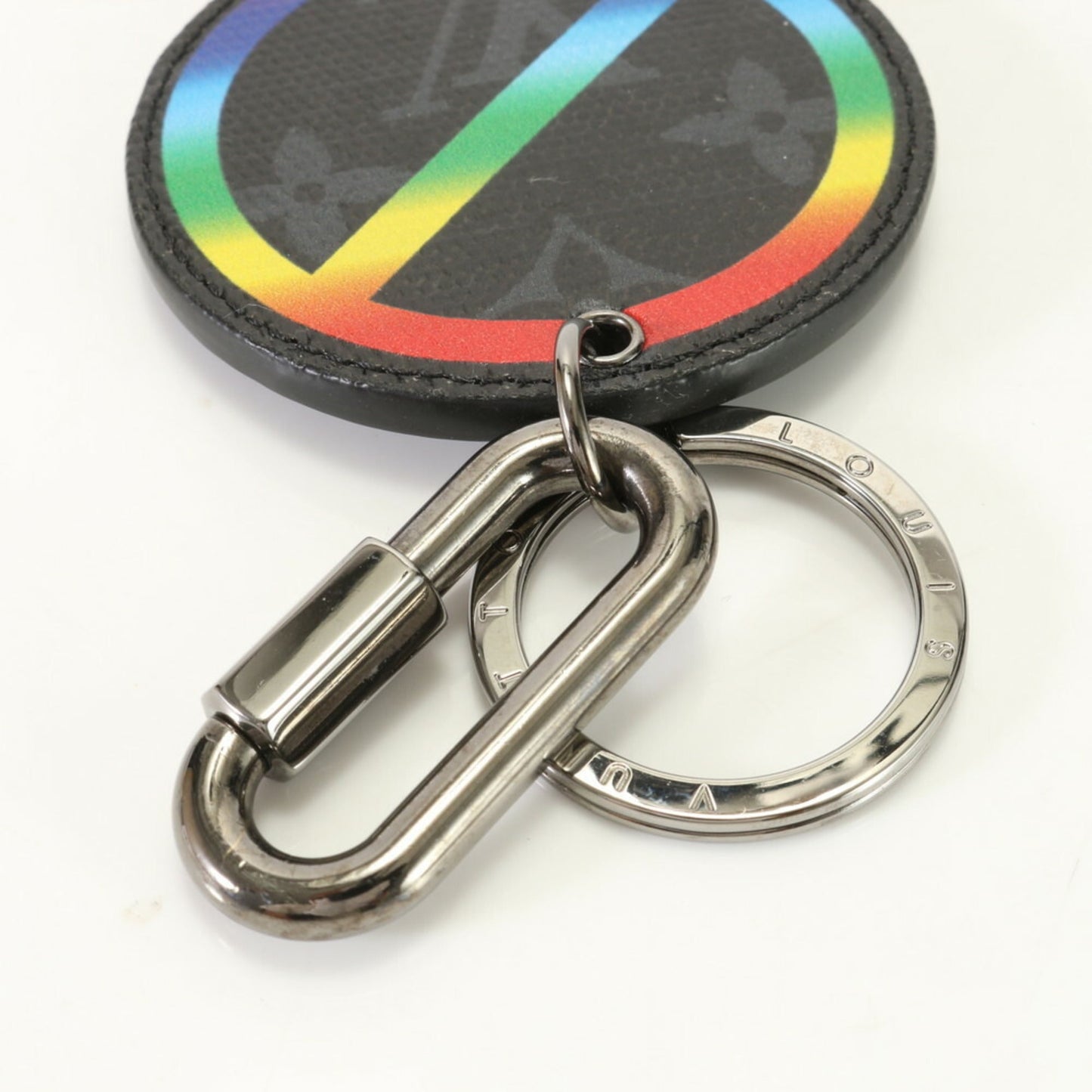Louis Vuitton Monogram  Leather Keyring