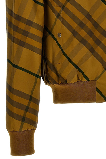 Burberry Men Check Print Jacket