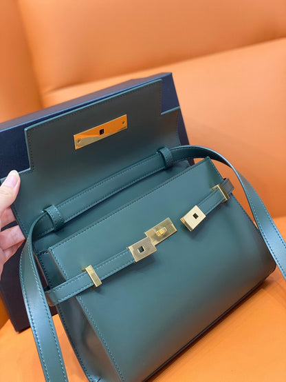 Yves Saint Laurent Manhattan Small Shoulder Bag Dark