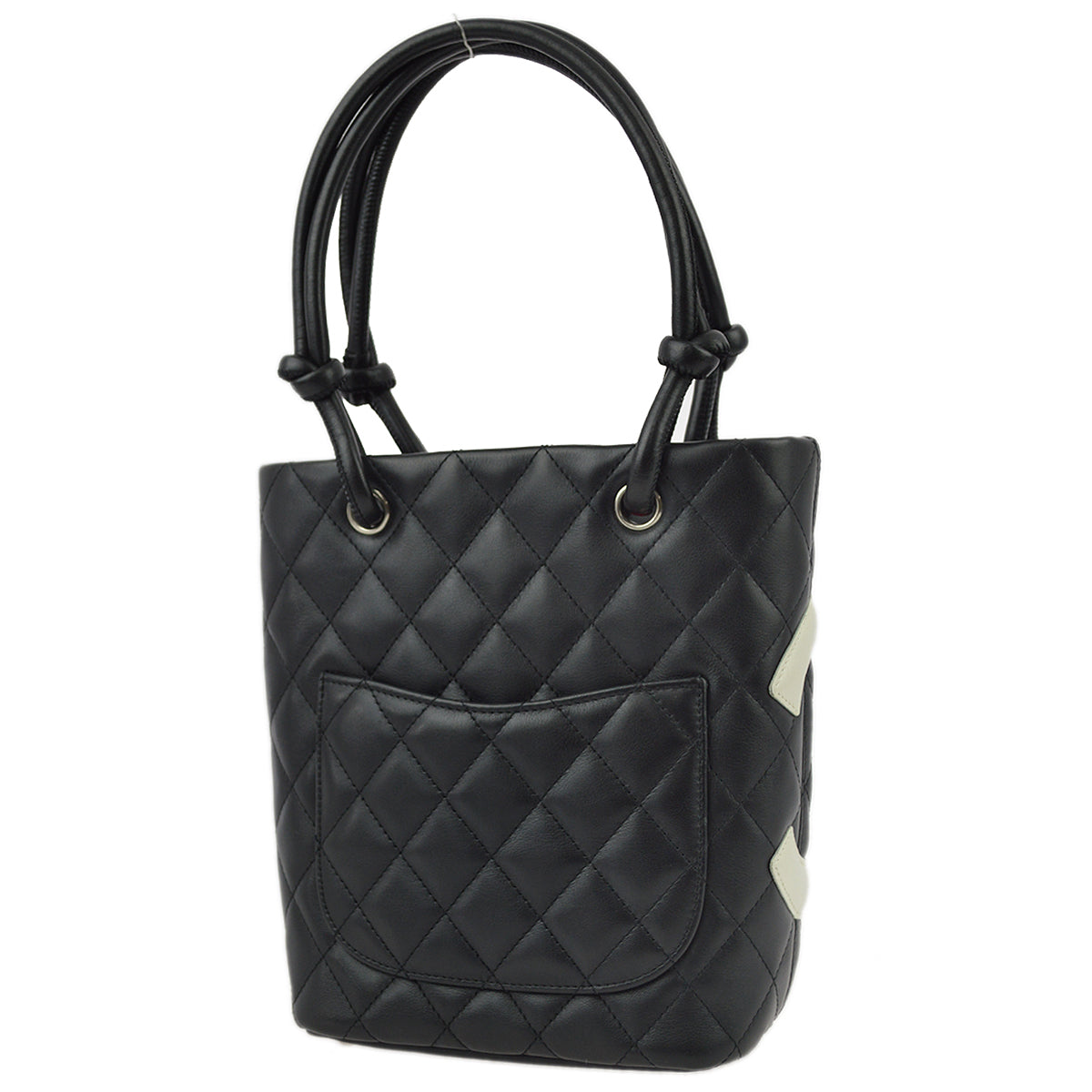 Chanel Black Calfskin Cambon Ligne Tote HandBag