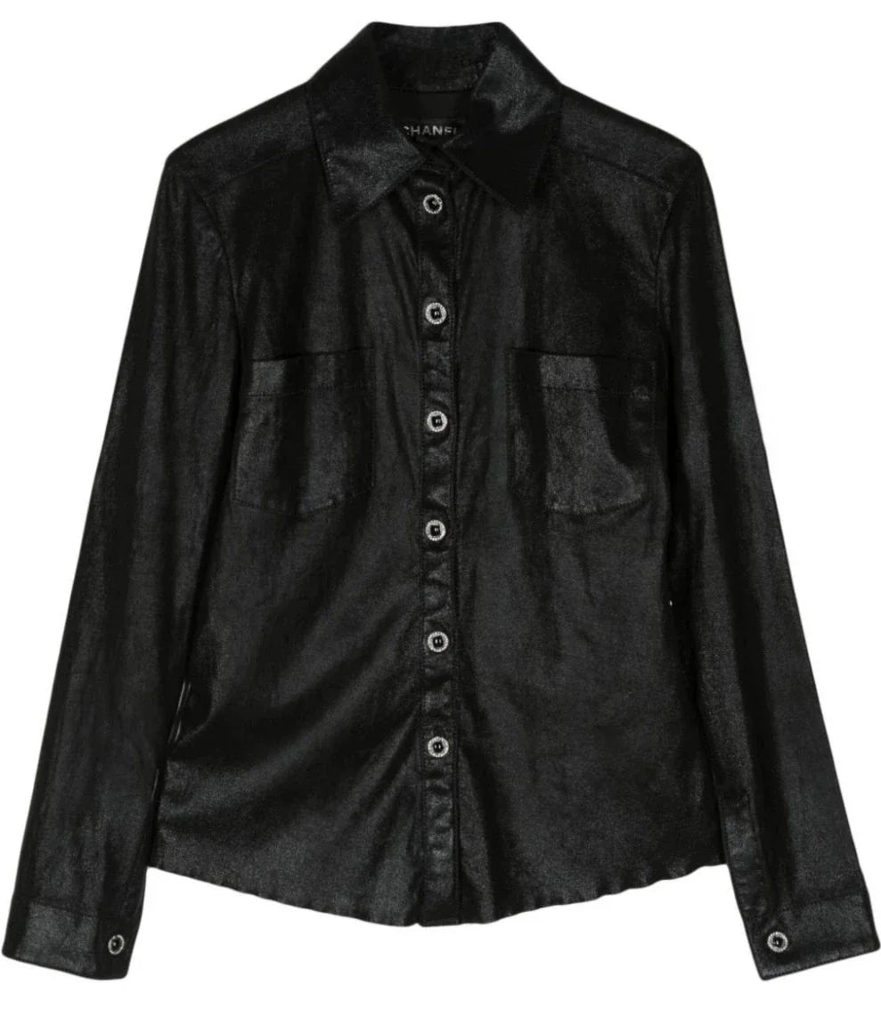 Black Elasticated Top