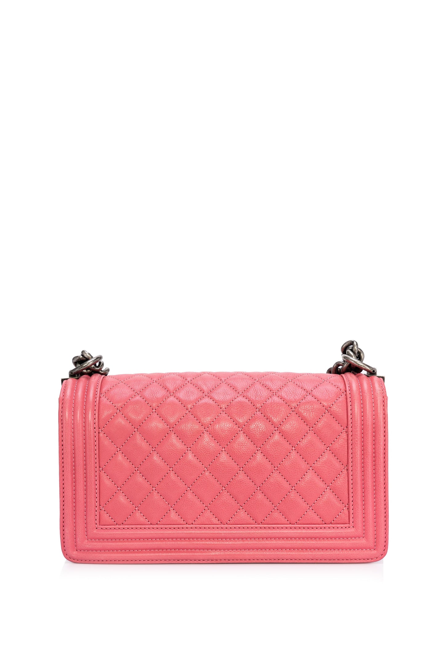 Boy Medium Pink Shoulder Bag in,  hardware