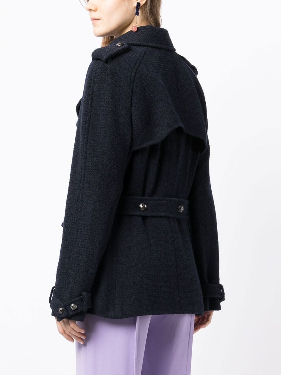 Short Belted Trench Coat